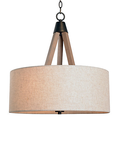  Peak 3-Light Drum Pendant Home