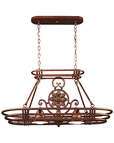  2-Light Dorada Pot Rack Home