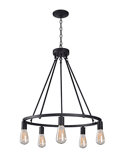  Hixon Forged 5-Light Chandelier Home