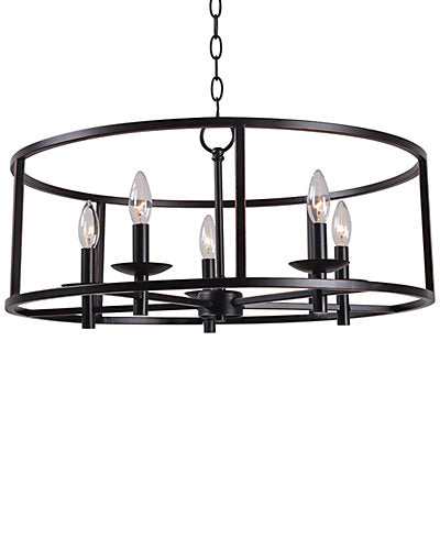  Arlen Oil Rubbed 5-Light Chandelier Home
