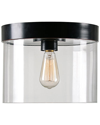  Capri 1-Light Flush Mount Large Pan Home