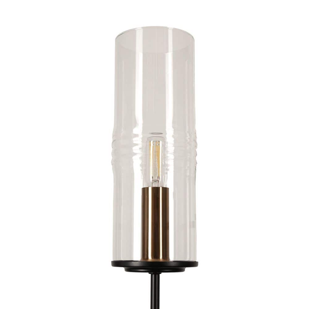  Caulford 6-Light Black Shaded Geometric Chandelier