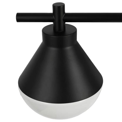 Schoolhouse 5 In. 3-Light Black Vanity Light