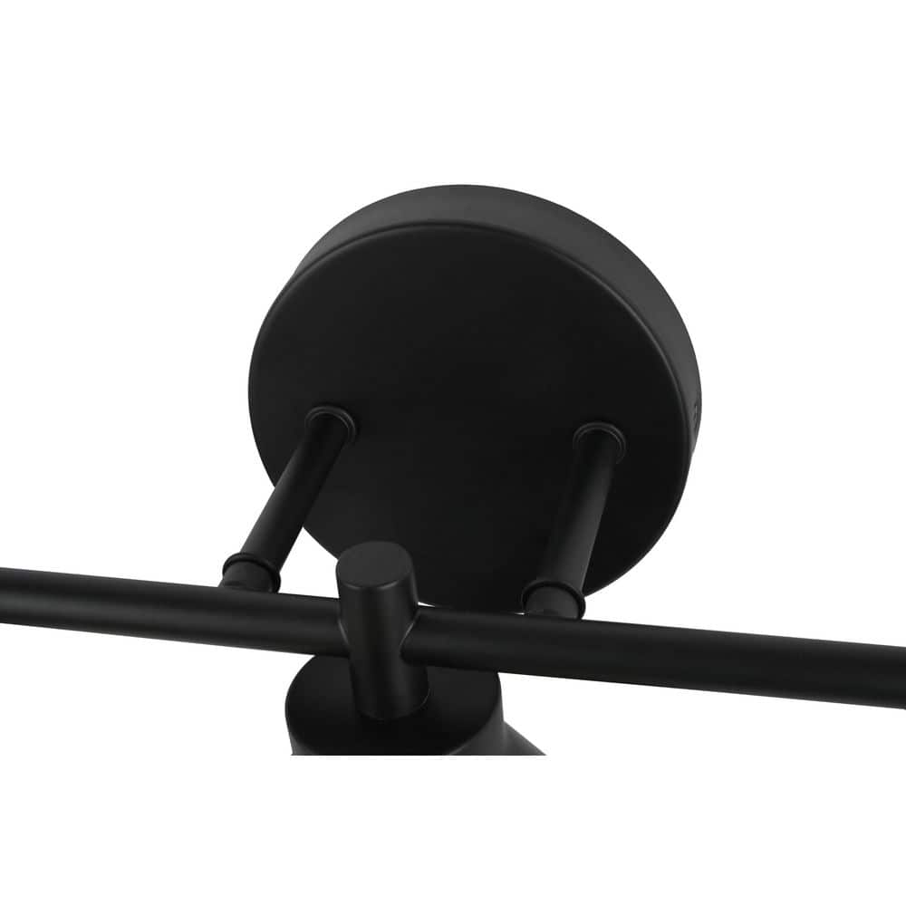  Schoolhouse 5 In. 3-Light Black Vanity Light