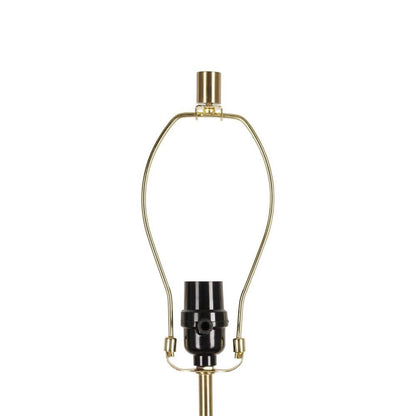  Isla 64 In. Brushed Gold 1-Light Standard Floor Lamp With Linen Drum Shade