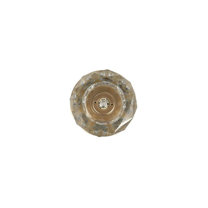  Cheateau 4.3 In. 1-Light Brushed Gold Flush Mount With Clear Glass Shade