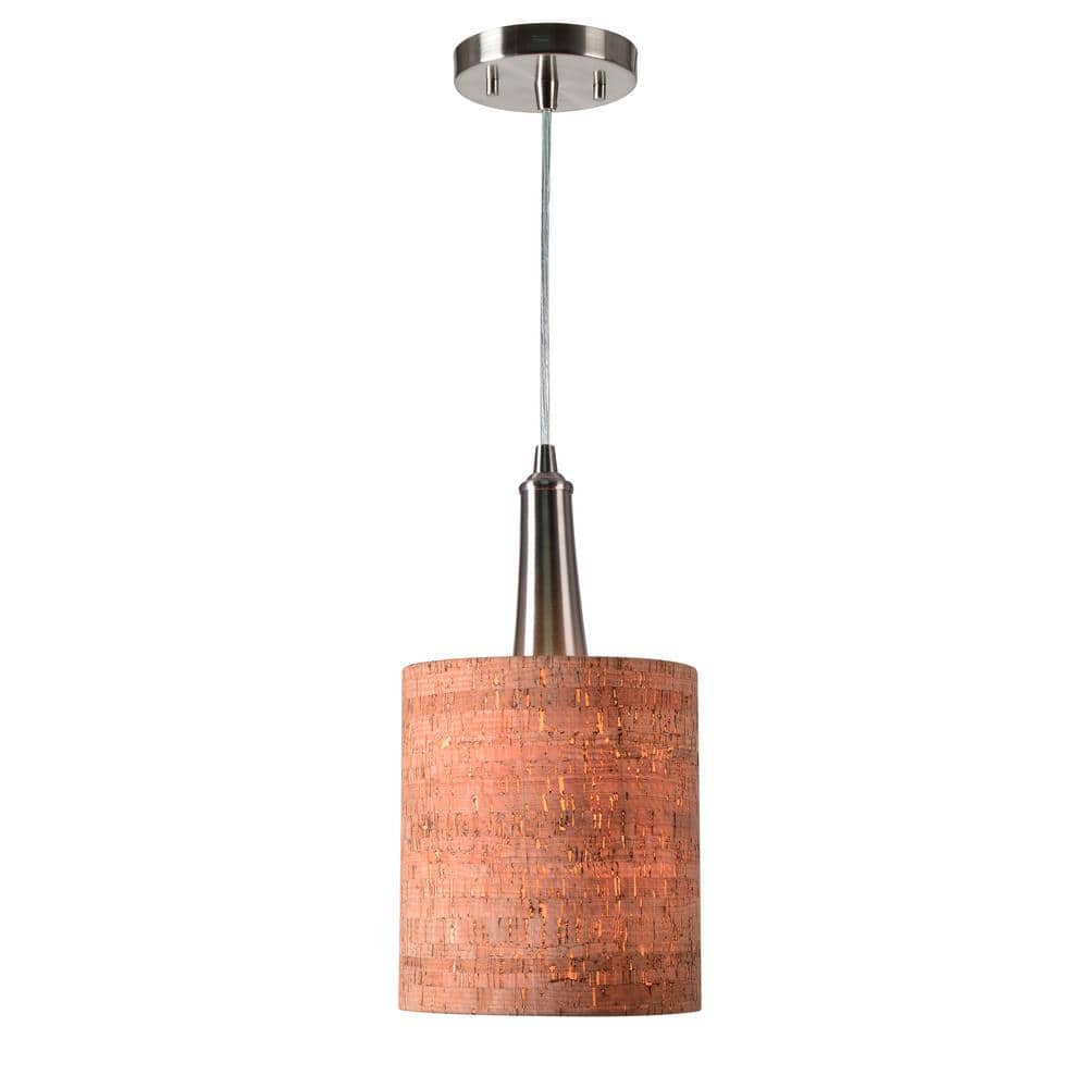  Cork 1-Light Steel Pendant