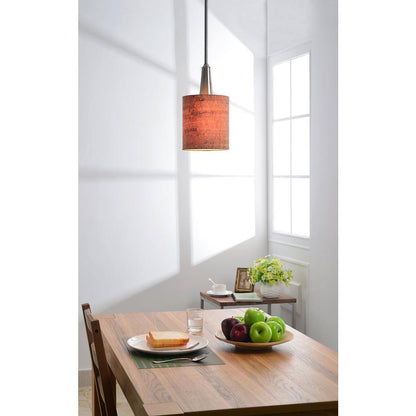  Cork 1-Light Steel Pendant