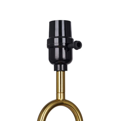  Isla 20 In. Gold Bedside Table Lamp With White Linen Shade