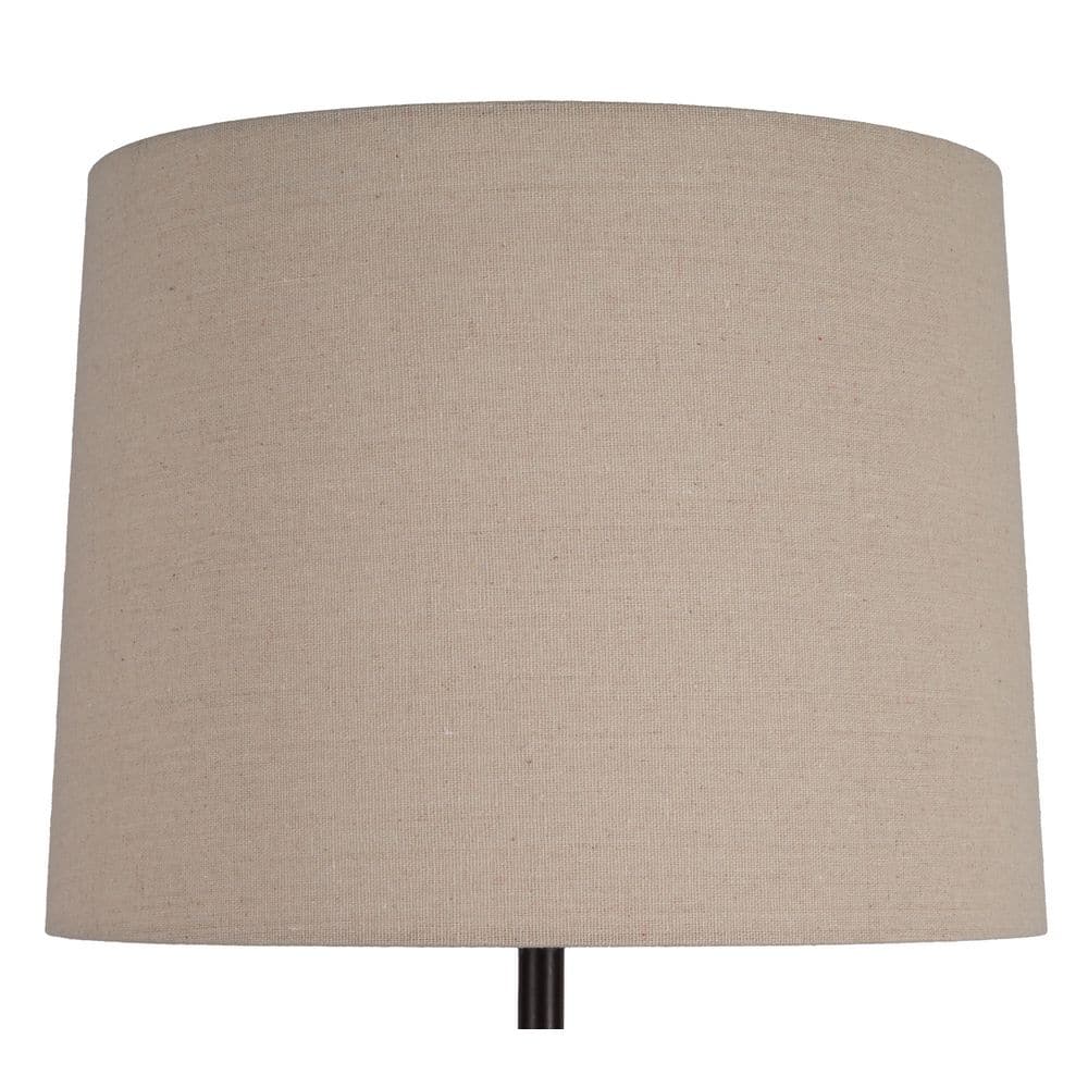  Marlow 24 In. Antique Brass Lamp Set With White Fabric Shade And (Set Of 2)