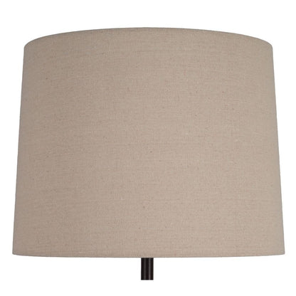  Marlow 24 In. Antique Brass Lamp Set With White Fabric Shade And (Set Of 2)