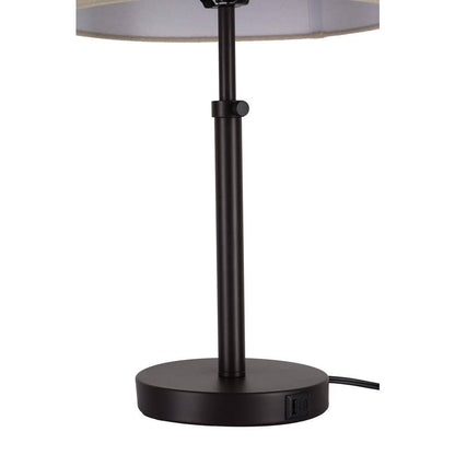  Marlow 24 In. Antique Brass Lamp Set With White Fabric Shade And (Set Of 2)