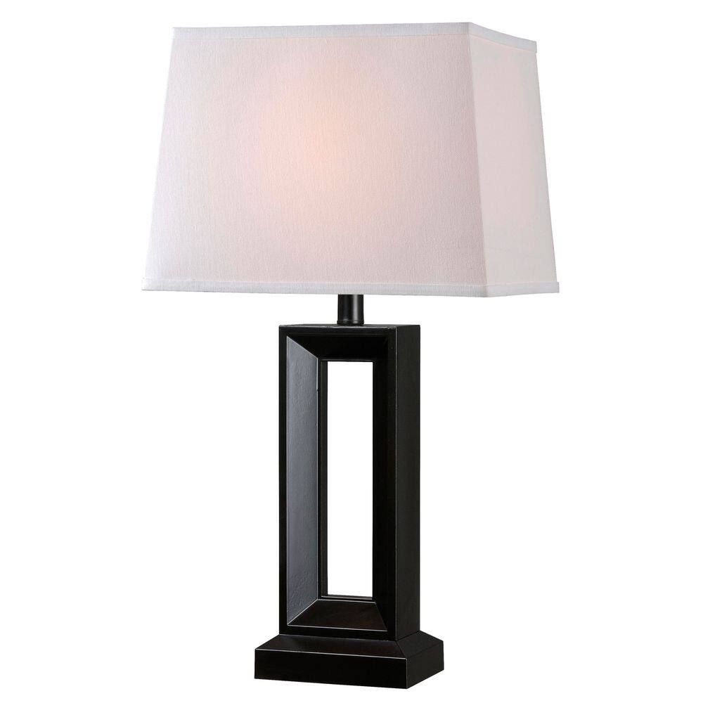  Katherine 27.5 In. White Bedside Lamp Set Of 2