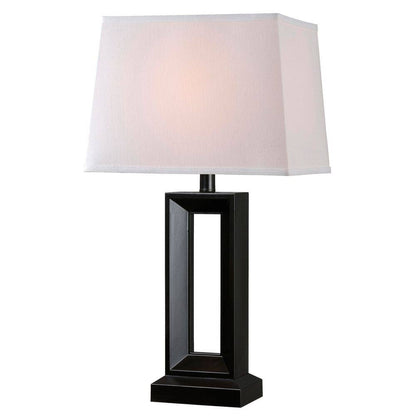  Katherine 27.5 In. White Bedside Lamp Set Of 2