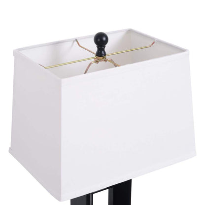 Katherine 27.5 In. White Bedside Lamp Set Of 2