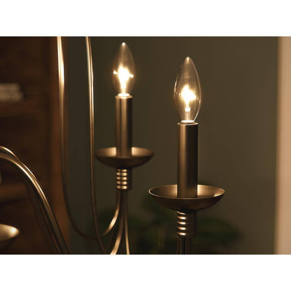  Pannier 6-Light Oil Rubbed Bronze Candle Circle Chandelier
