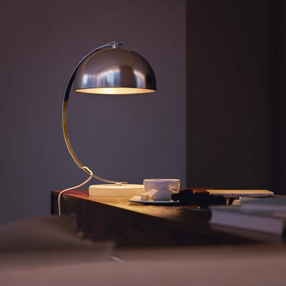  Bubble 17 In. Steel Desk Lamp With Marble Base