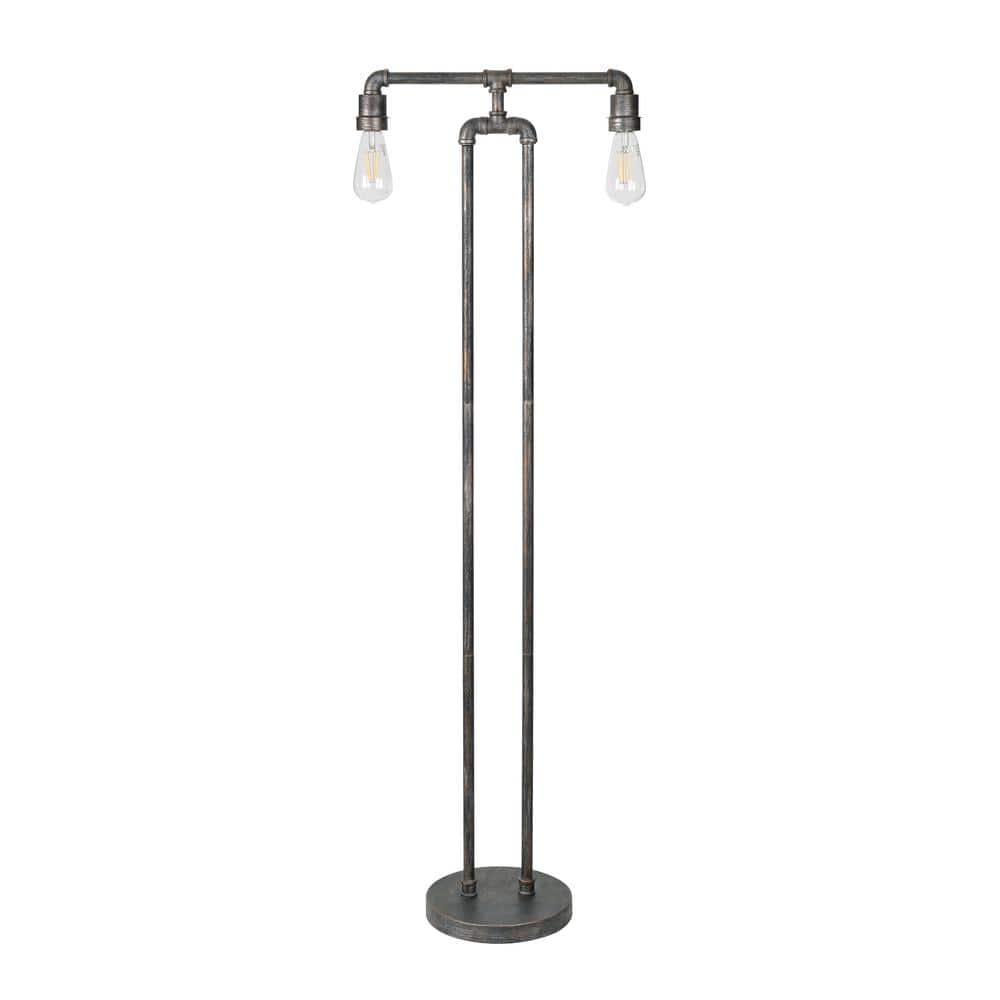  Steam Fitter 55 In. Vintage Metal Floor Lamp